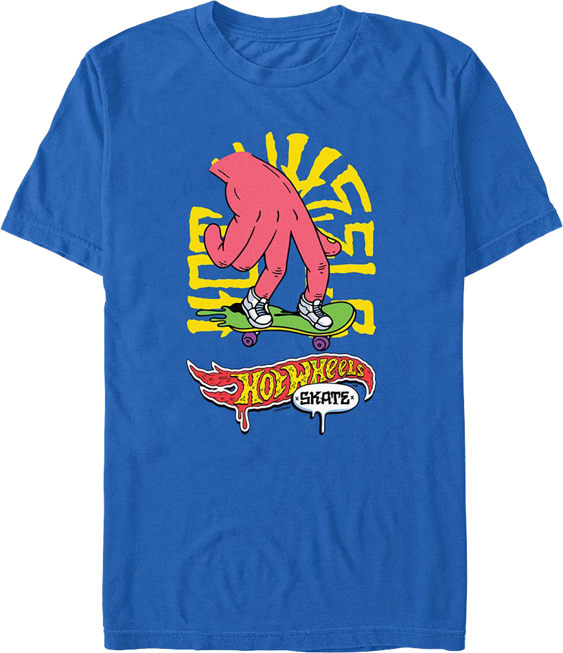 Skate Fingerboard Hot Wheels T-Shirt product image 1