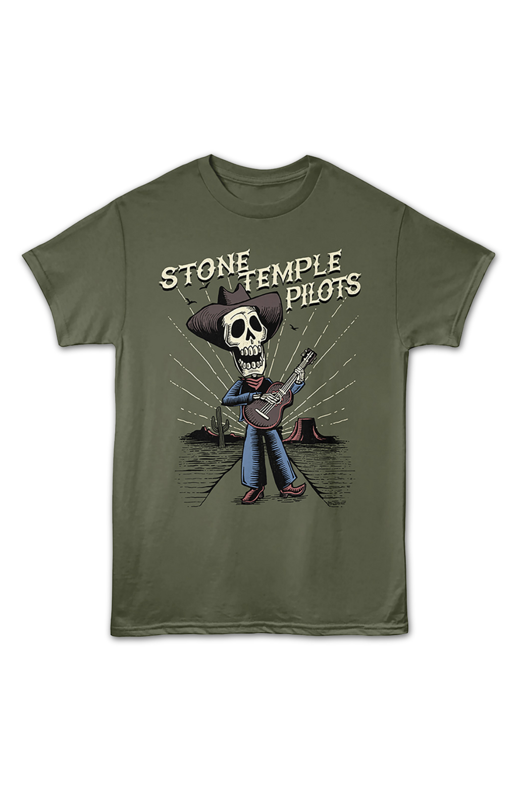 Skeleton Cowboy Stone Temple Pilots T-Shirt product image 2