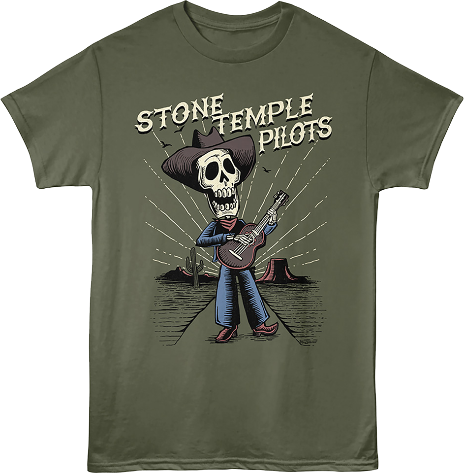 Skeleton Cowboy Stone Temple Pilots T-Shirt product image 1