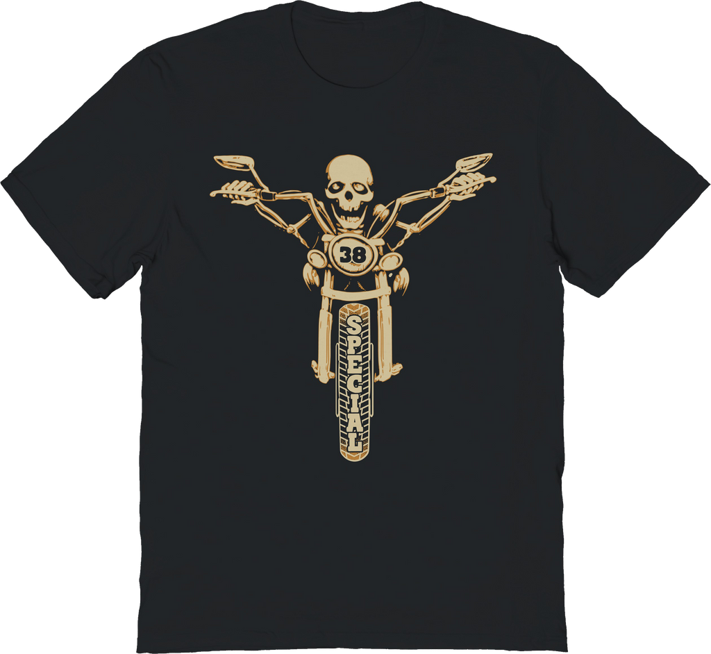 Skeleton On Bike 38 Special T-Shirt product image 1