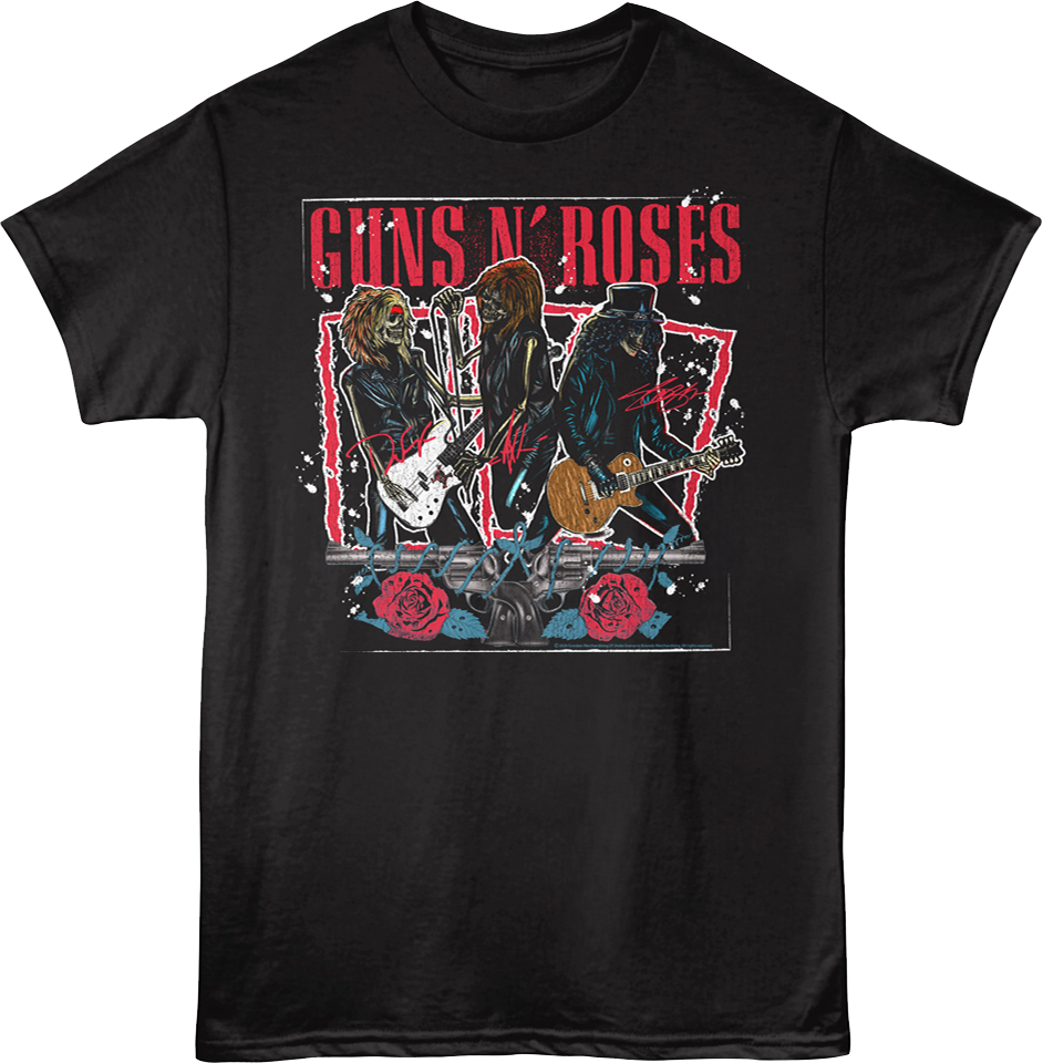 Skeletons & Autographs Guns N' Roses T-Shirt product image 1