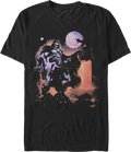 Skeletor Full Moon Poster Masters Of The Universe T-Shirt