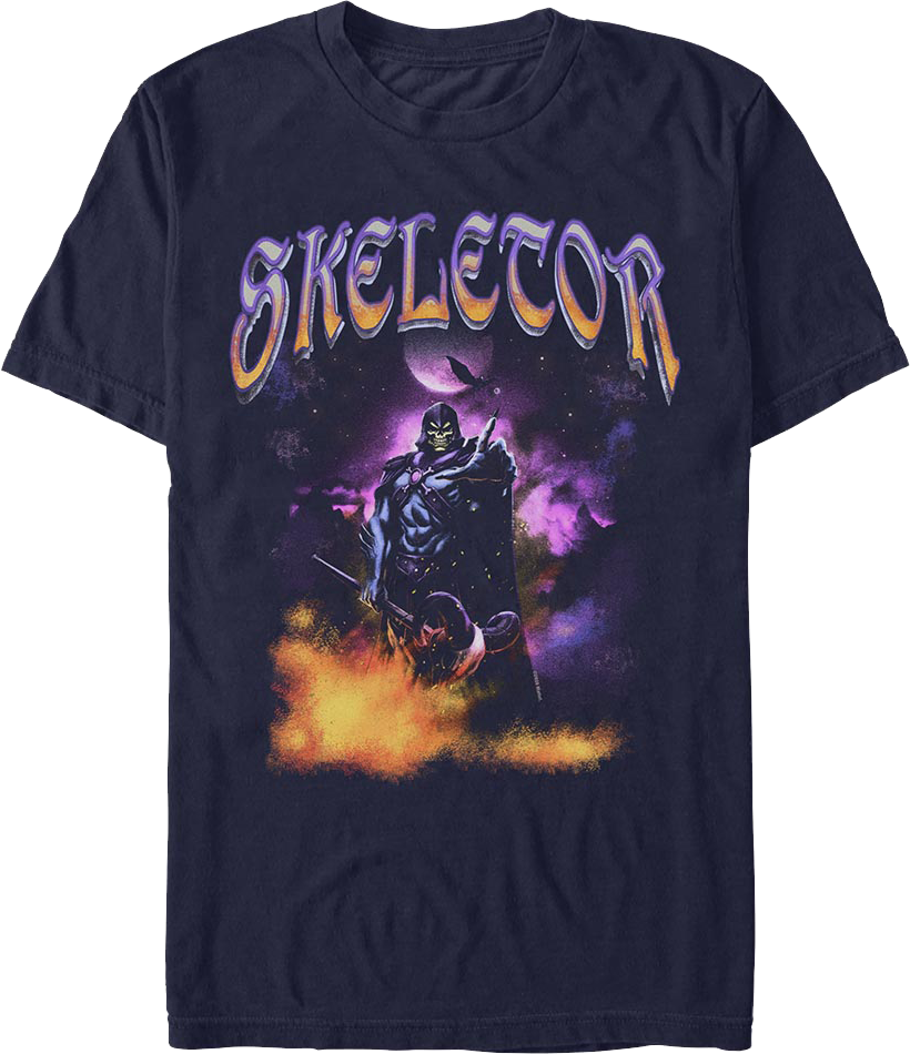 Skeletor Nightfall Poster Masters Of The Universe T-Shirt