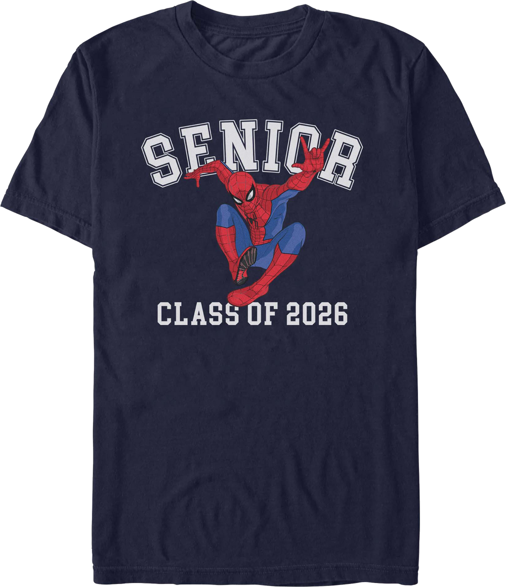 Spider-Man Senior Class Of 2026 Marvel Comics T-Shirt product image 1