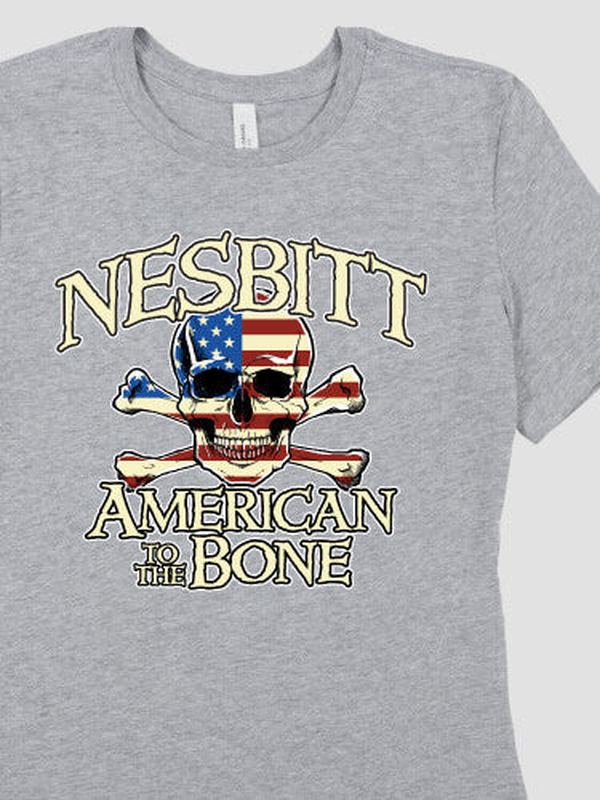 American to the Bone : Premium Printed T-Shirts