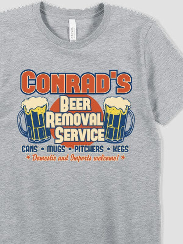 Beer Removal : Premium Printed T-Shirts