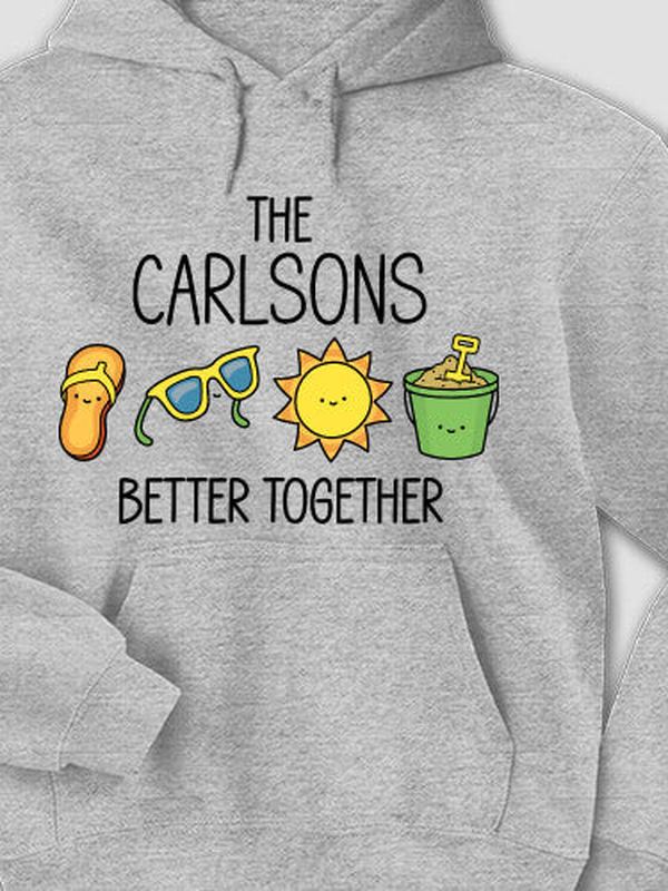 Better Together Vacation : Printed Hoodies product image 4
