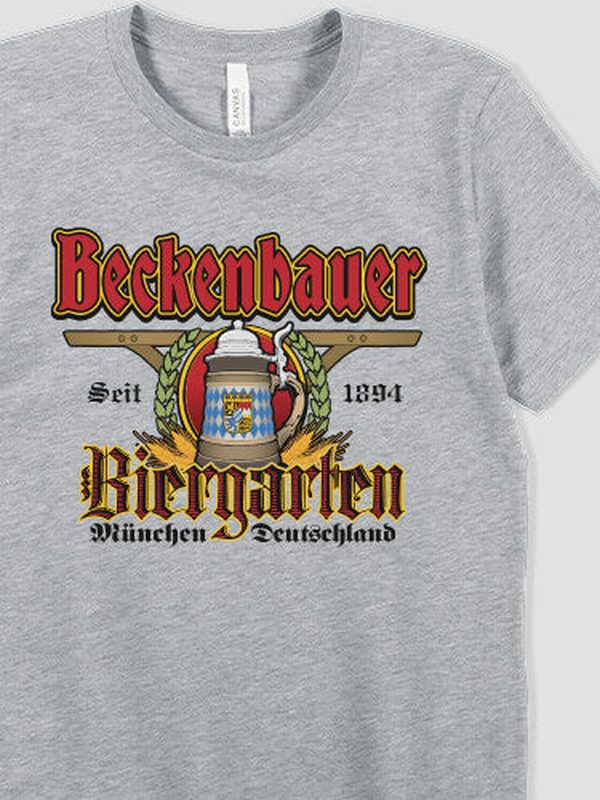 Biergarten : Premium Printed T-Shirts