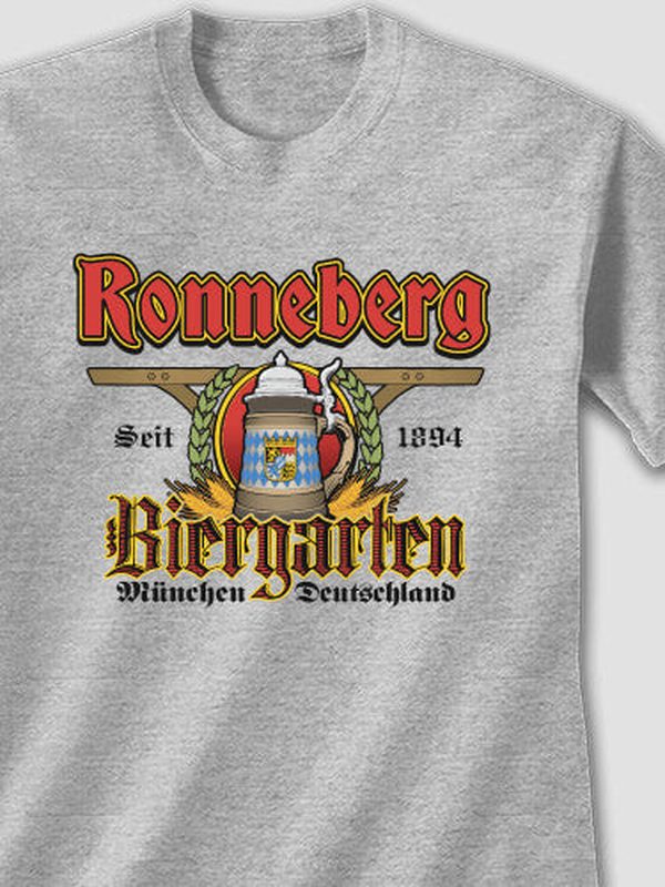Biergarten : Printed T-Shirts
