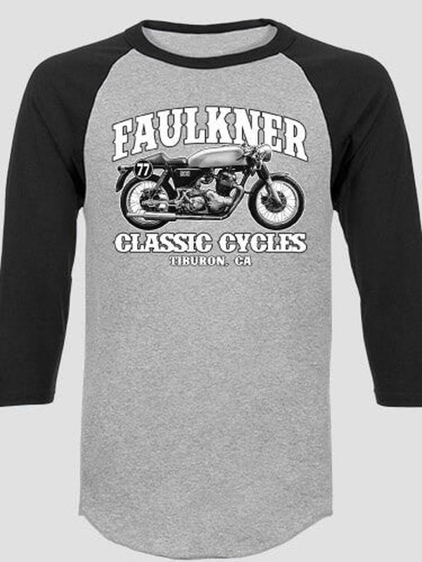 Classic Cycles : Printed Raglan Shirts