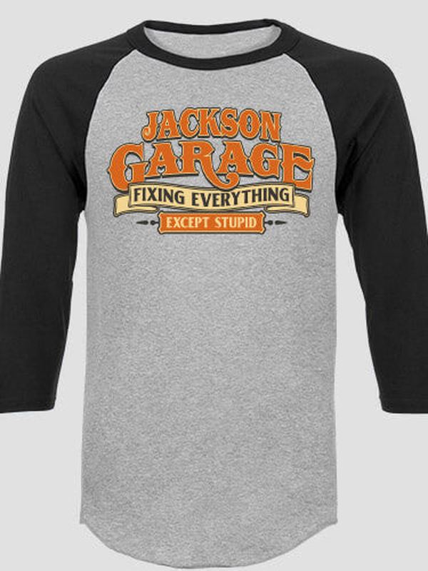 Fixing Everything Garage : Printed Raglan Shirts