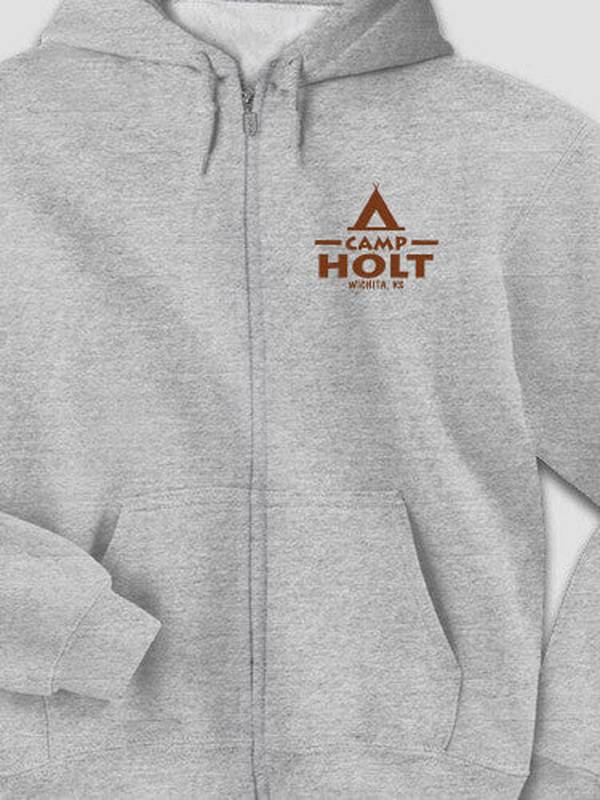 Camp : Embroidered Zip Hoodies