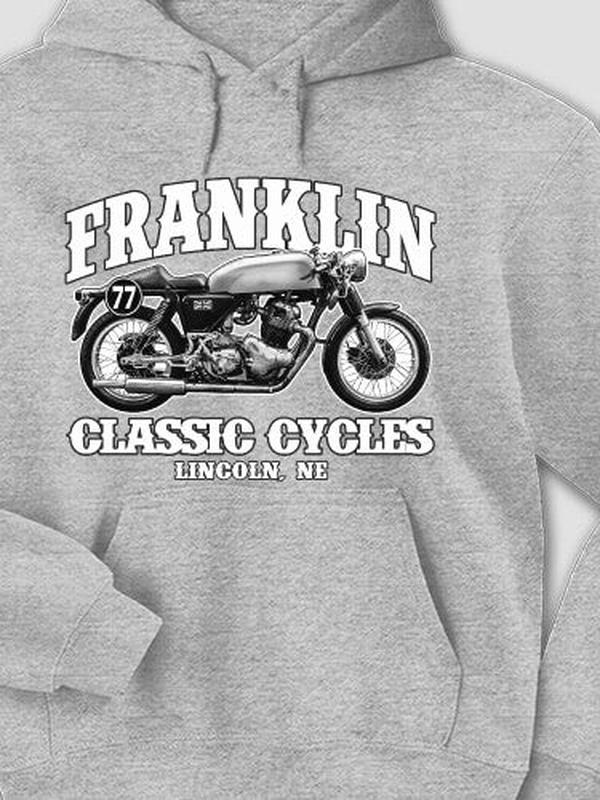 Classic Cycles : Printed Hoodies product image 4
