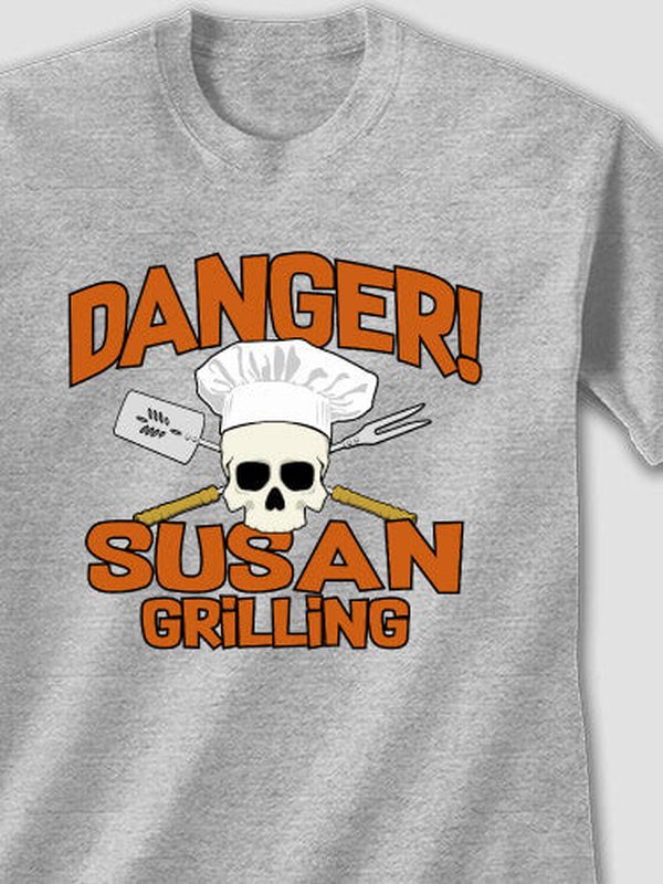 Danger Grilling : Printed T-Shirts