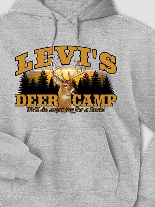 Deer Camp : Printed Hoodies product image 5