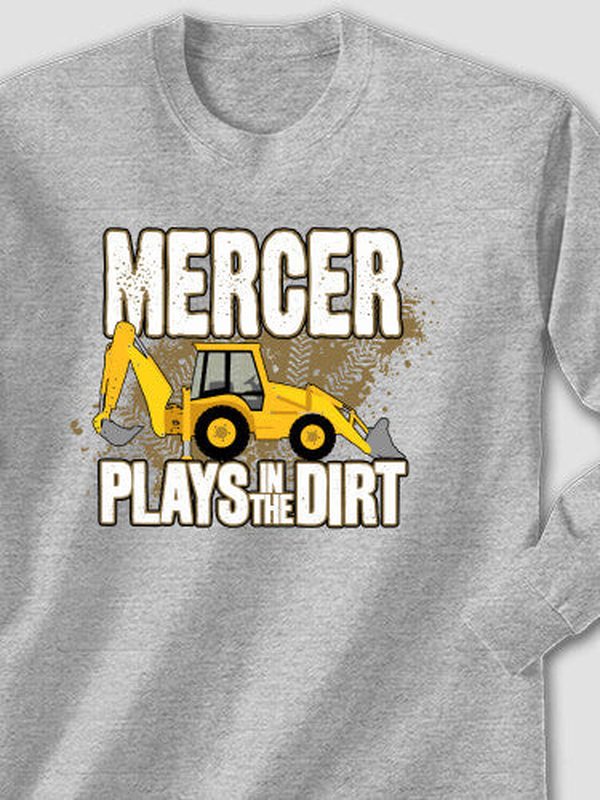 Dirt Shirt - Backhoe : Printed Long Sleeves product image 2