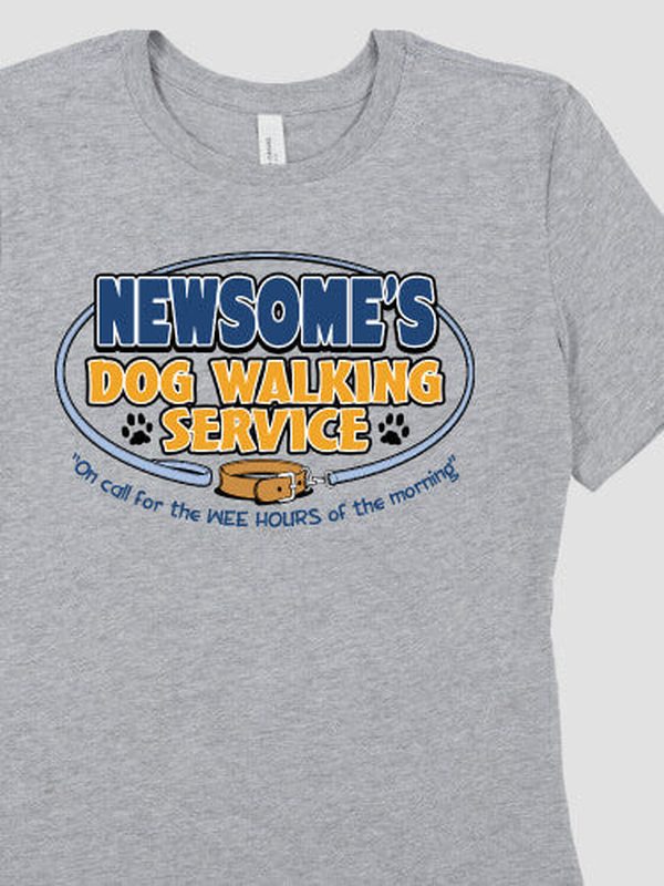Dog Walking Service : Premium Printed T-Shirts