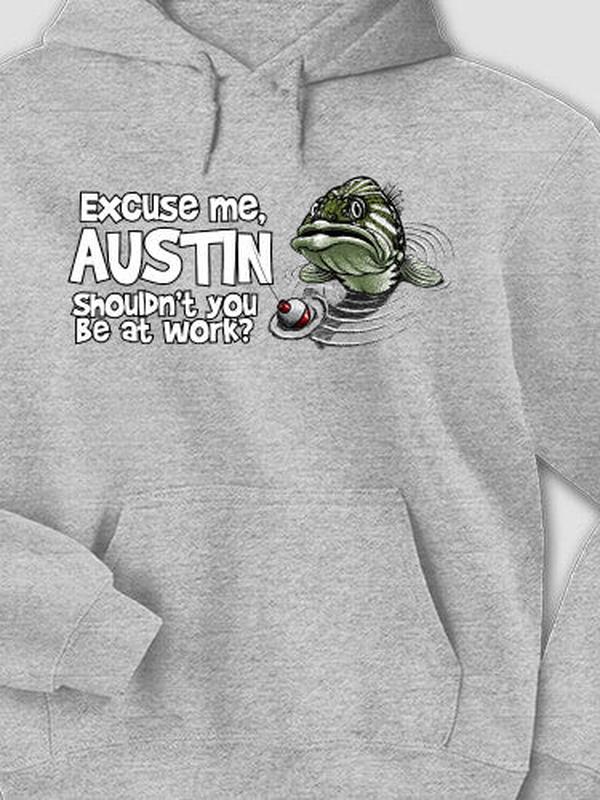 Excuse Me Fish : Printed Hoodies product image 2