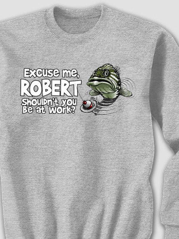 Excuse Me Fish : Printed Sweatshirts product image 2