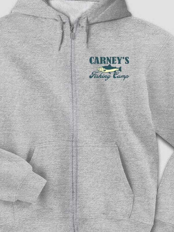 Fishing Camp : Embroidered Zip Hoodies product image 1
