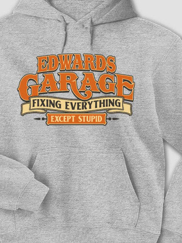 Fixing Everything Garage : Printed Hoodies product image 5