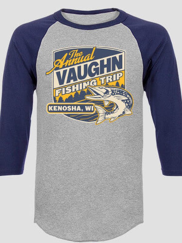Fishing Trip : Printed Raglan Shirts