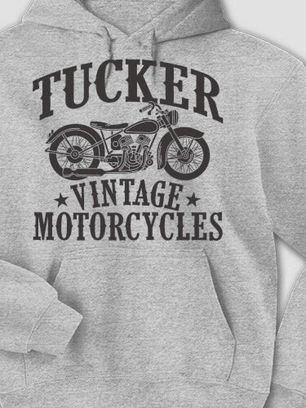 Vintage Motorcycles : Printed Hoodies product image 2