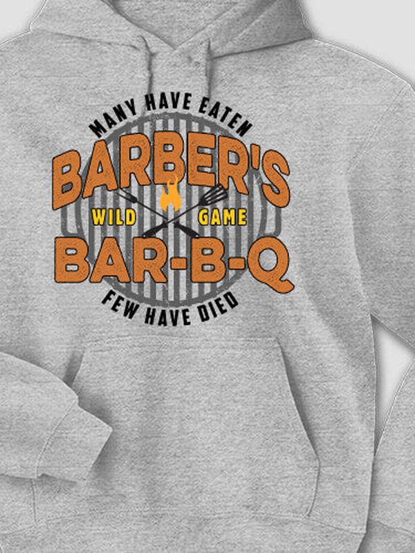 Wild Game Few Have Died BBQ : Printed Hoodies product image 5
