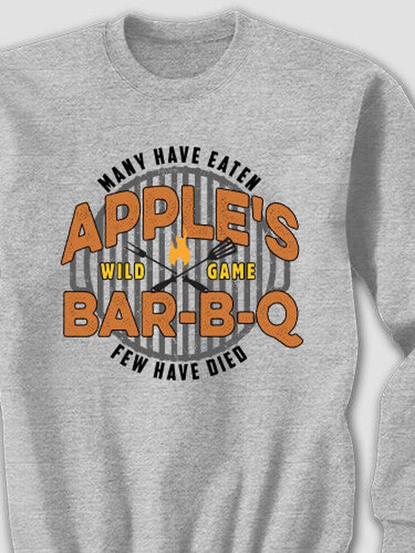 Wild Game Few Have Died BBQ : Printed Sweatshirts product image 5