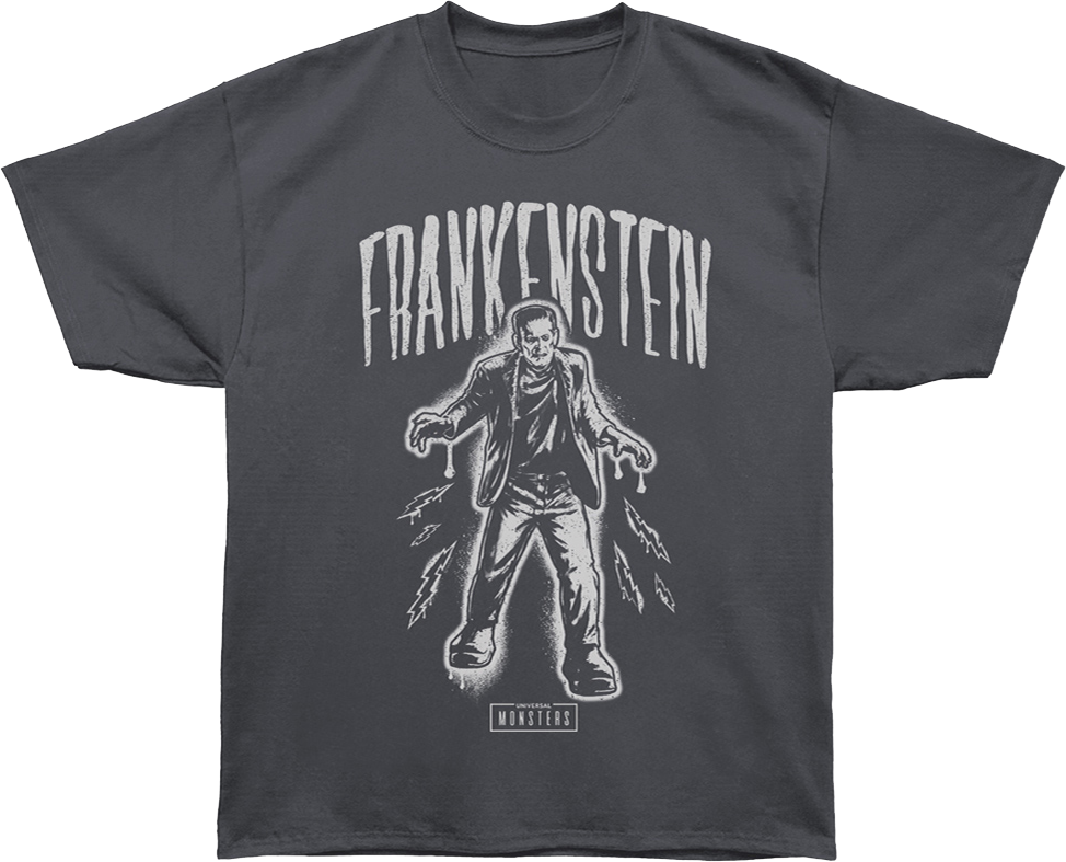 Spray Paint Frankenstein Oversized T-Shirt product image 1