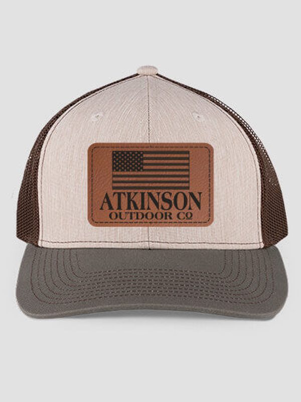 American Outdoor Company : Structured Trucker Hats with Patch