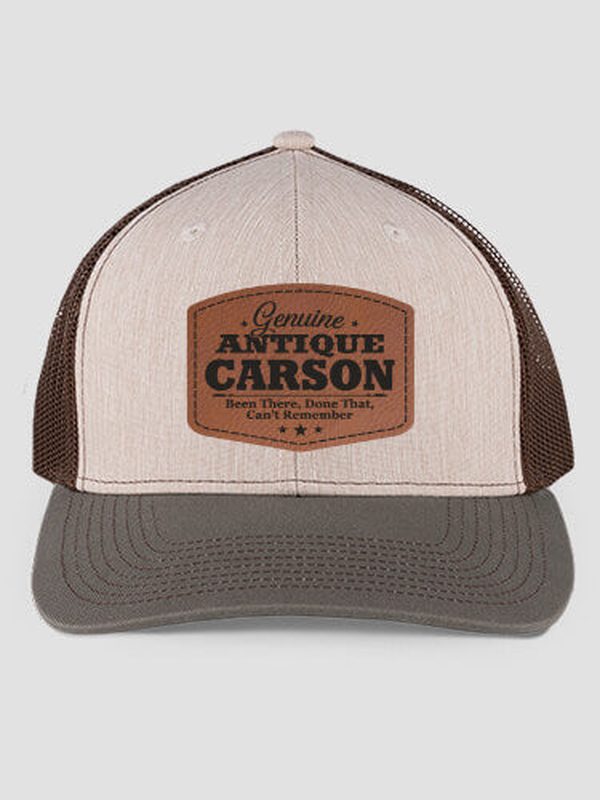 Genuine Antique : Structured Trucker Hats with Patch