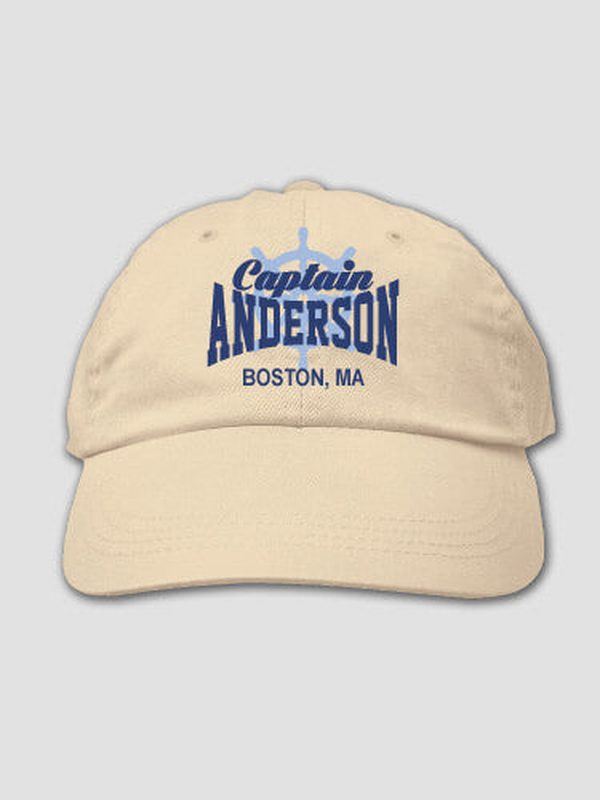 Vintage Captain : Embroidered Baseball Hats
