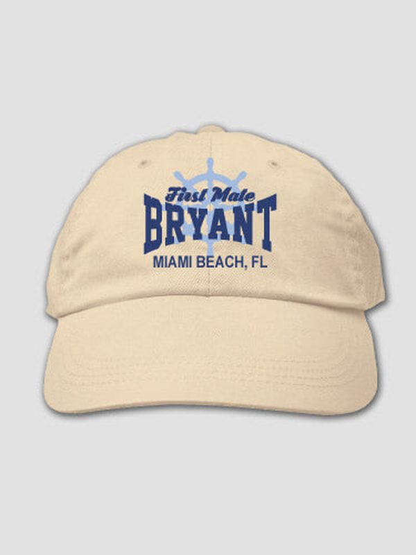 Vintage First Mate : Embroidered Baseball Hats