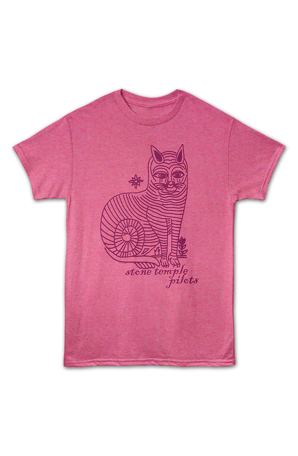 Striped Cat Stone Temple Pilots T-Shirt product image 2
