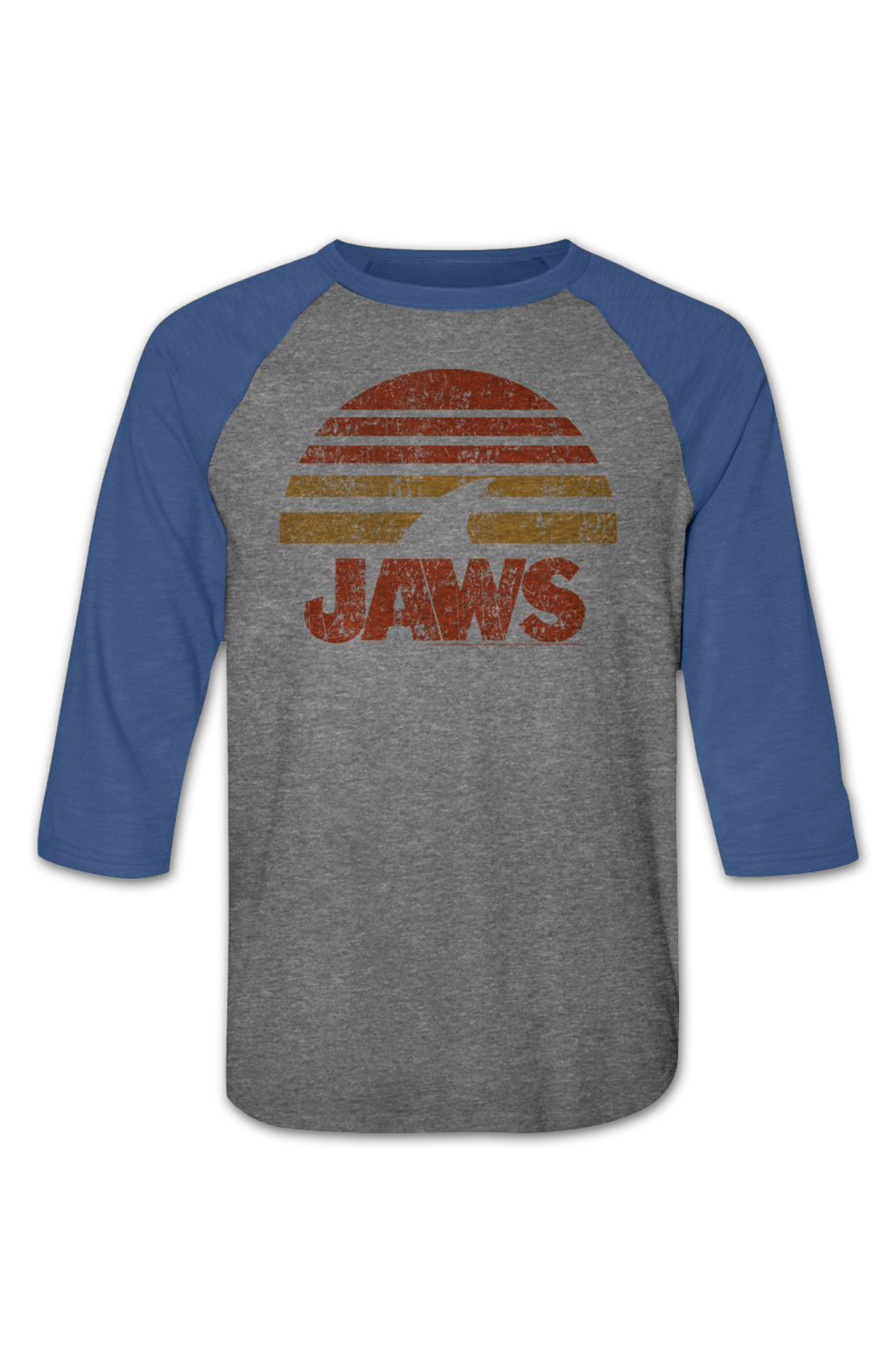 Sunset Fin Jaws Raglan Baseball Shirt product image 2
