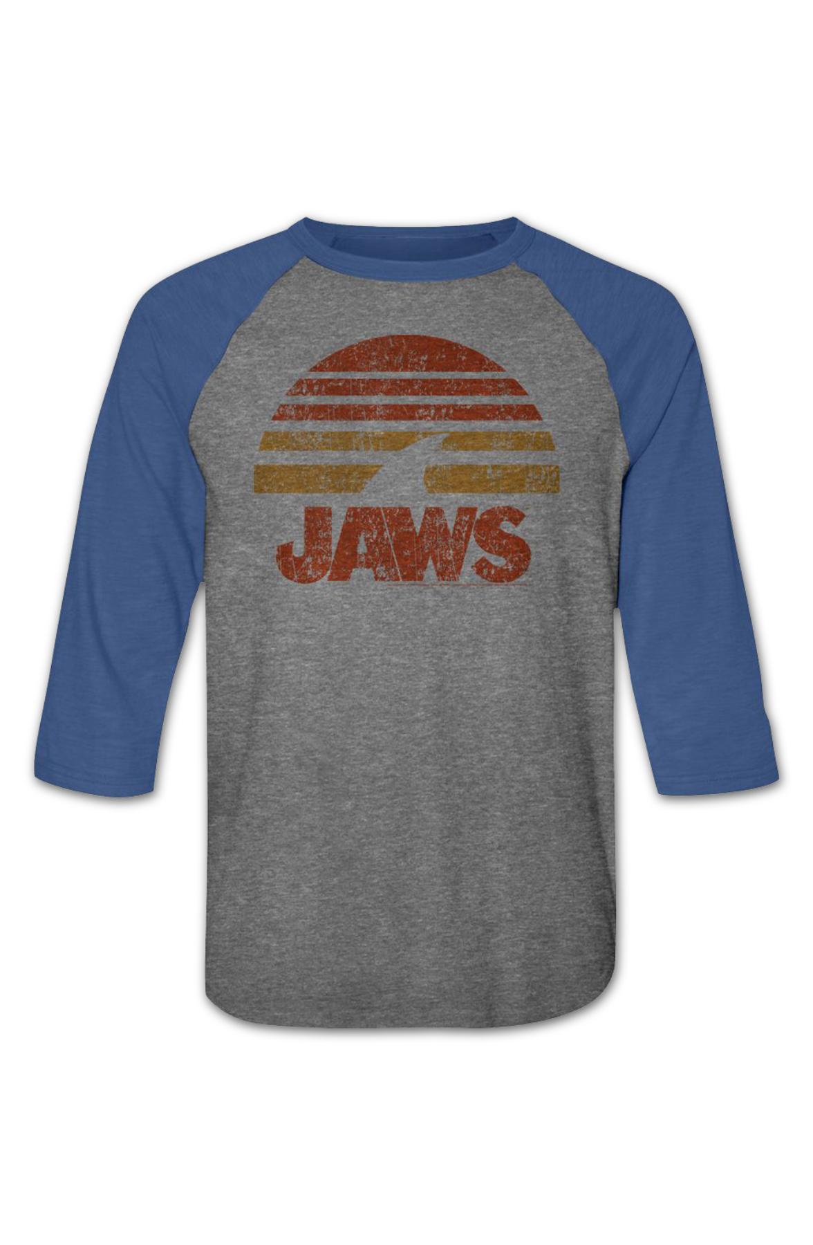 Sunset Fin Jaws Raglan Baseball Shirt product image 2
