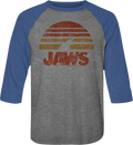 Sunset Fin Jaws Raglan Baseball Shirt product image 1
