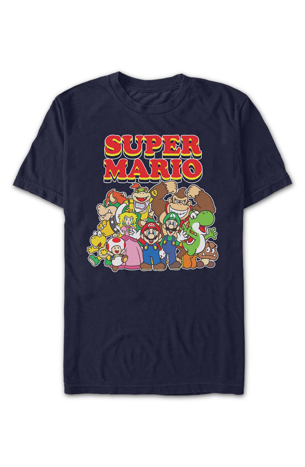 Super Mario Bros. Ensemble Shot Nintendo T-Shirt product image 2
