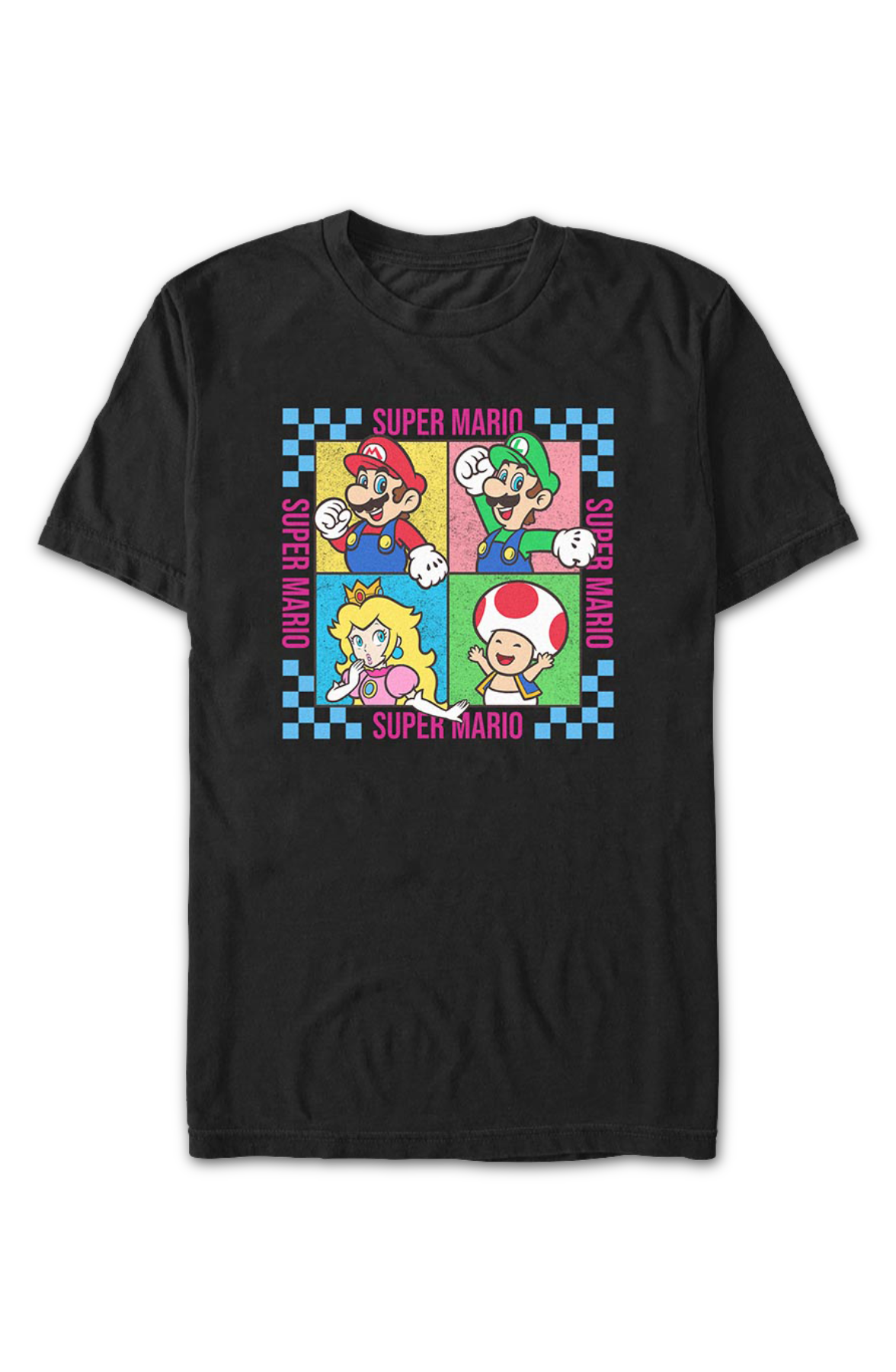 Super Mario Bros. Four Square Nintendo T-Shirt product image 2