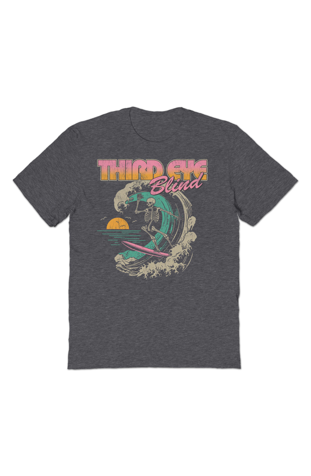 Surf Skeleton Third Eye Blind T-Shirt product image 2