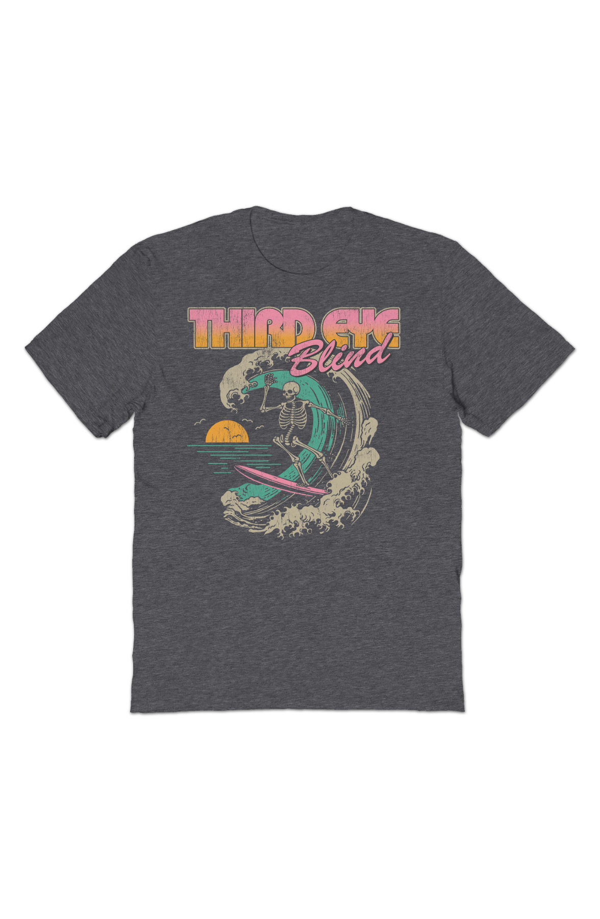 Surf Skeleton Third Eye Blind T-Shirt product image 2