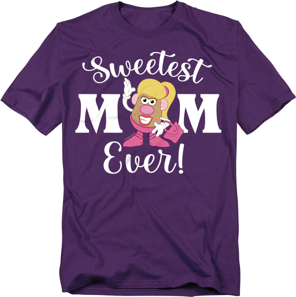 Sweetest Mom Ever Mrs. Potato Head T-Shirt product image 1