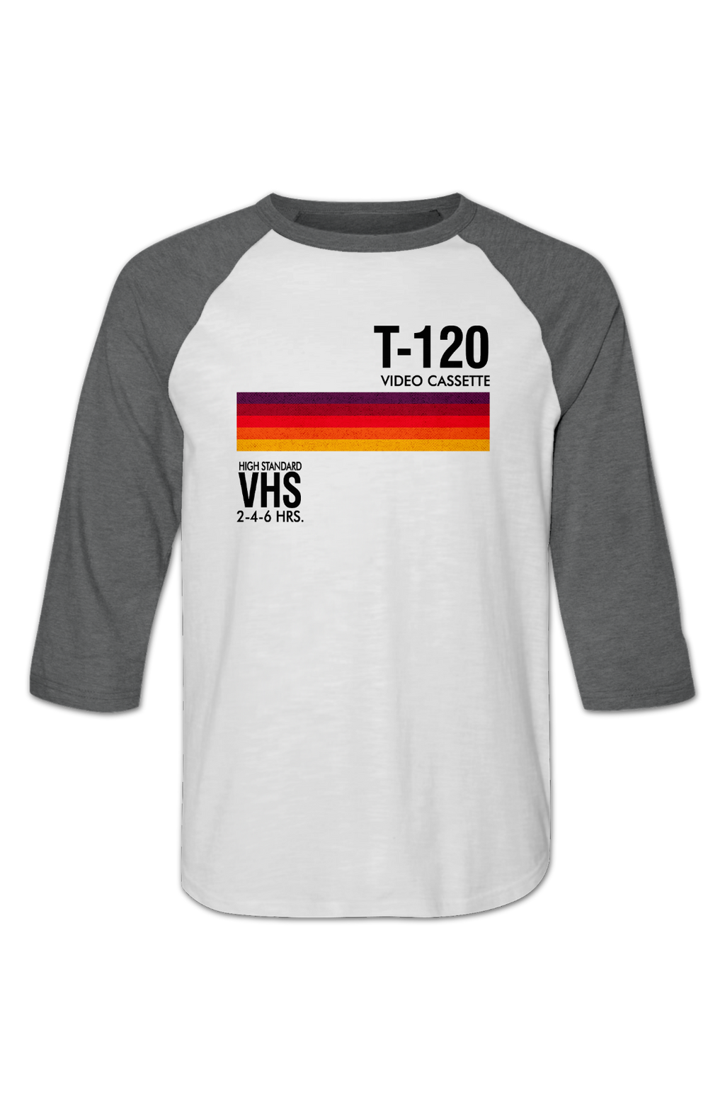 T-120 VHS Raglan Baseball Shirt product image 2