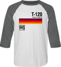 T-120 VHS Raglan Baseball Shirt product image 1