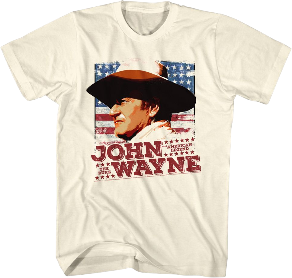 The Duke American Legend John Wayne T-Shirt product image 1