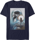 The Mandalorian And Grogu Collage Poster Star Wars T-Shirt