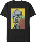The Mandalorian And Grogu Illustration Star Wars T-Shirt product image 1