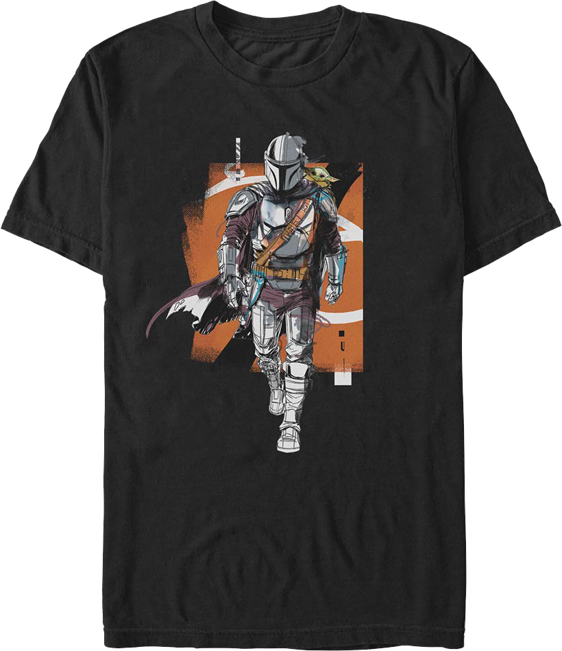 The Mandalorian And Grogu Journey Star Wars T-Shirt product image 1