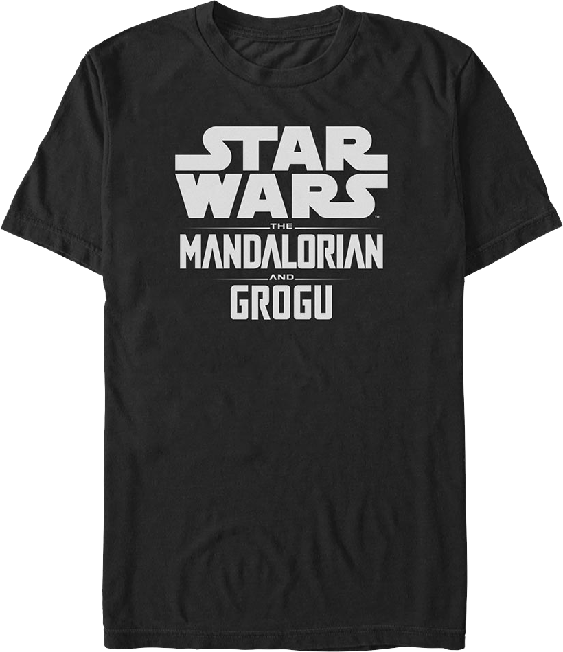 The Mandalorian And Grogu Logo Star Wars T-Shirt product image 1